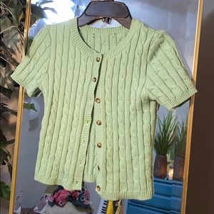 Button up knitted shirt